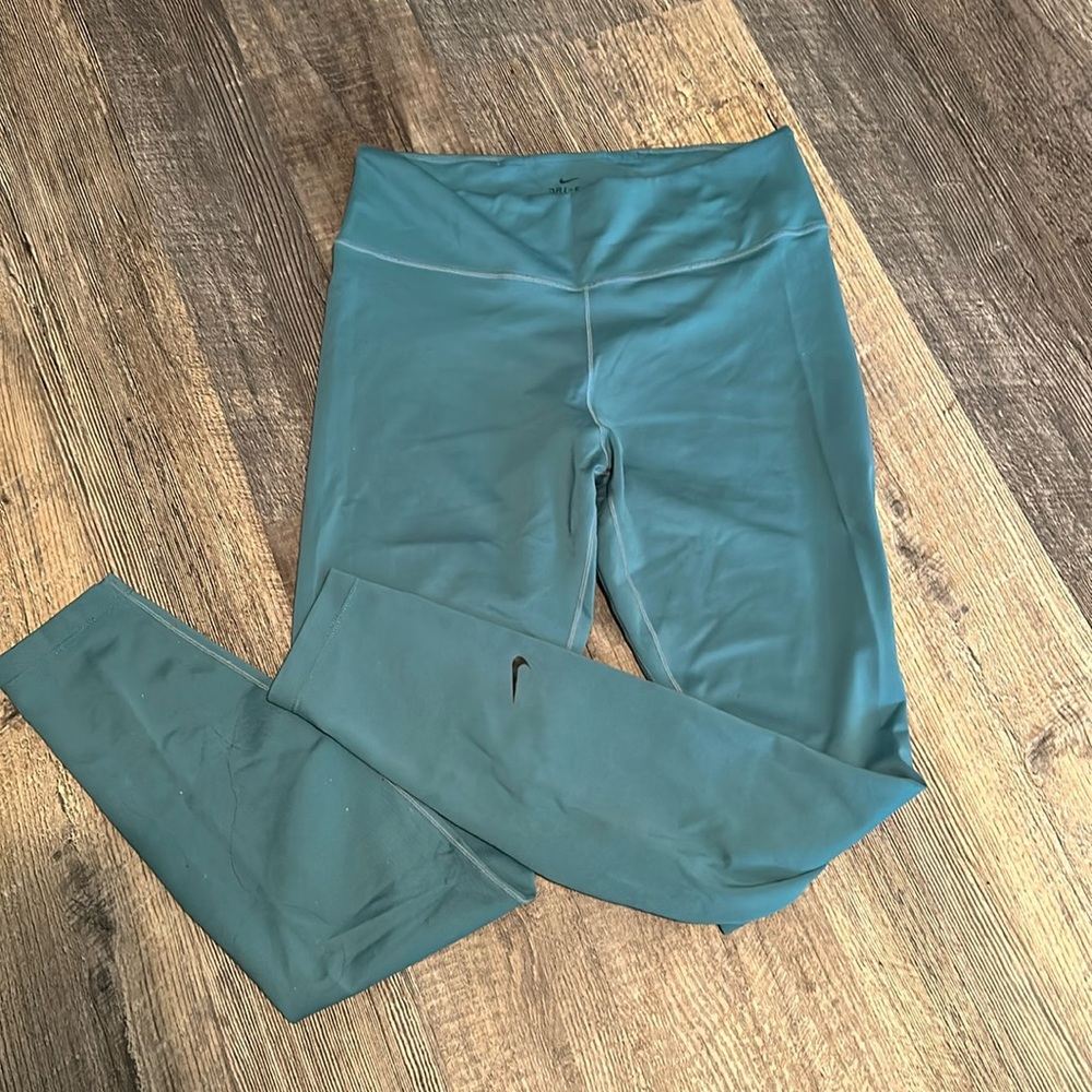 blue nike running leggings